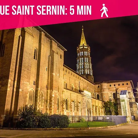 Lägenhet Le Charme D'arnaud Hypercentre Wifi Accueil Gratuit H24 Toulouse